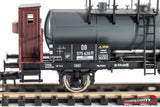 FLEISCHMANN 544204 - H0 1:87 - Carro merci con cisterna e garitta del frenatore DB Ep. III