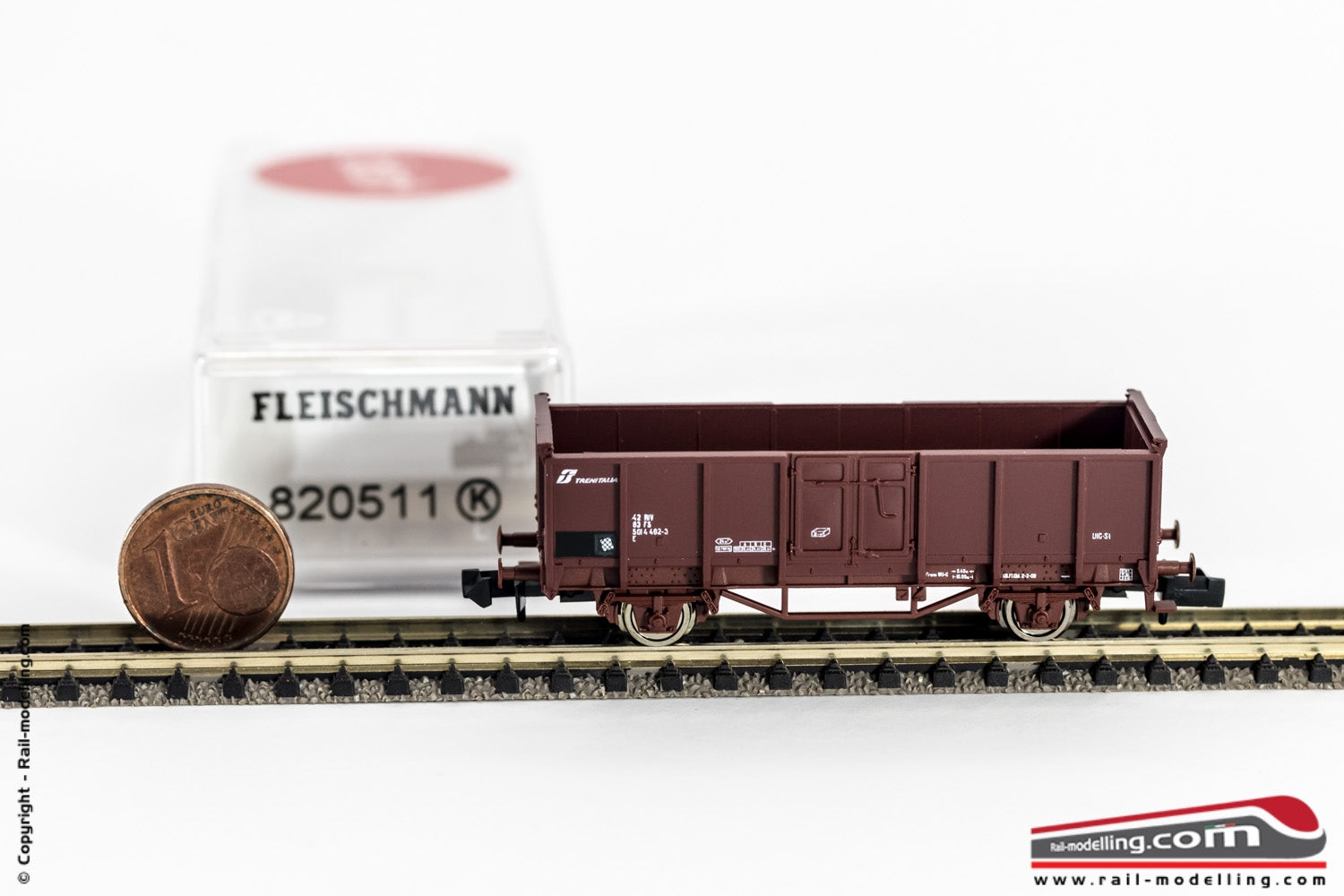 FLEISCHMANN 820511 - N 1:160 - Carro aperto FS a sponde alte tipo E Epoca V