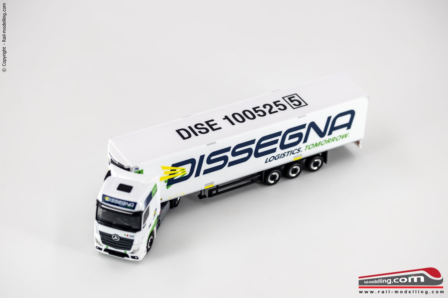 HERPA 943857 - H0 187 - Camion Mercedes Benz Actros + rimorchio refrigerato DISSEGNA