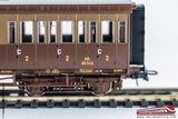 ROCO 64978 - H0 1:87 - Carrozza FS Centoporte ABz  66549 di 1°e 2° Cl. Castano Ep. III