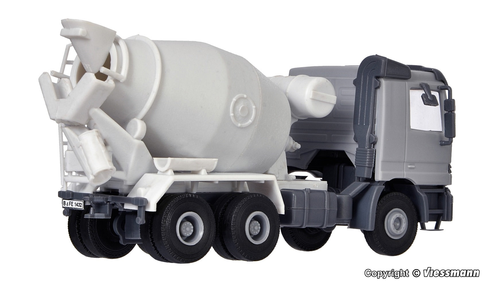 KIBRI 14062 - H0 187 - Kit Camion Mercedes Benz betoniera a 3 assi