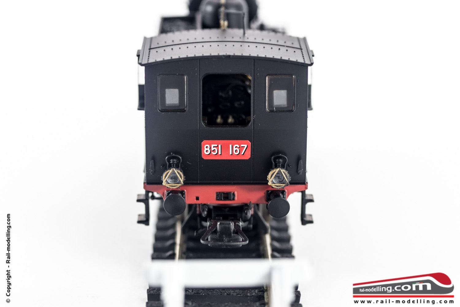 LE MODELS LE21275 - Locomotiva a vapore FS Gr 851 167 Saronno a combusione mista Ep. III