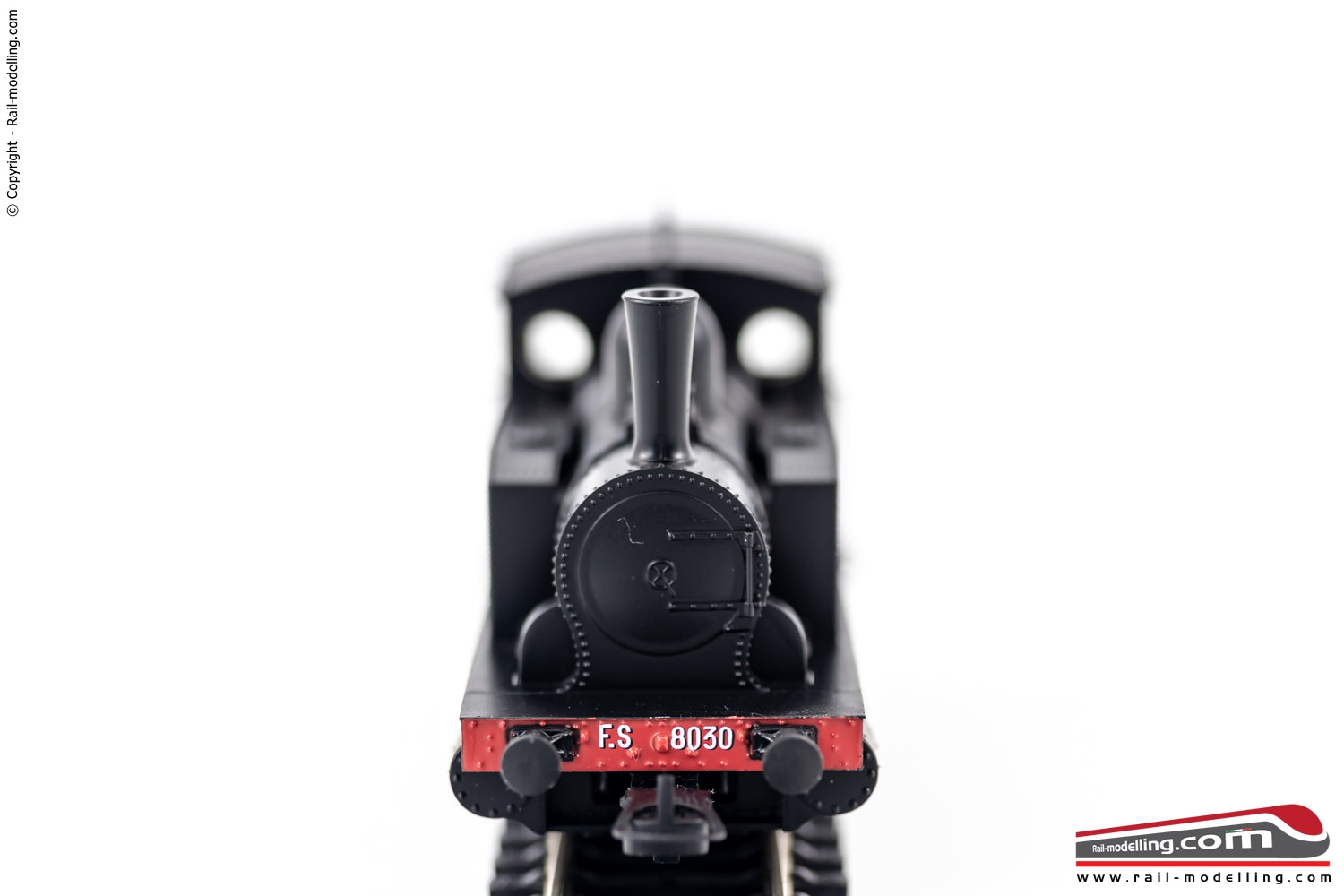 LIMA HL2314 - H0 187 - Locomotiva a vapore FS 8030 livrea nera e ruote rosse