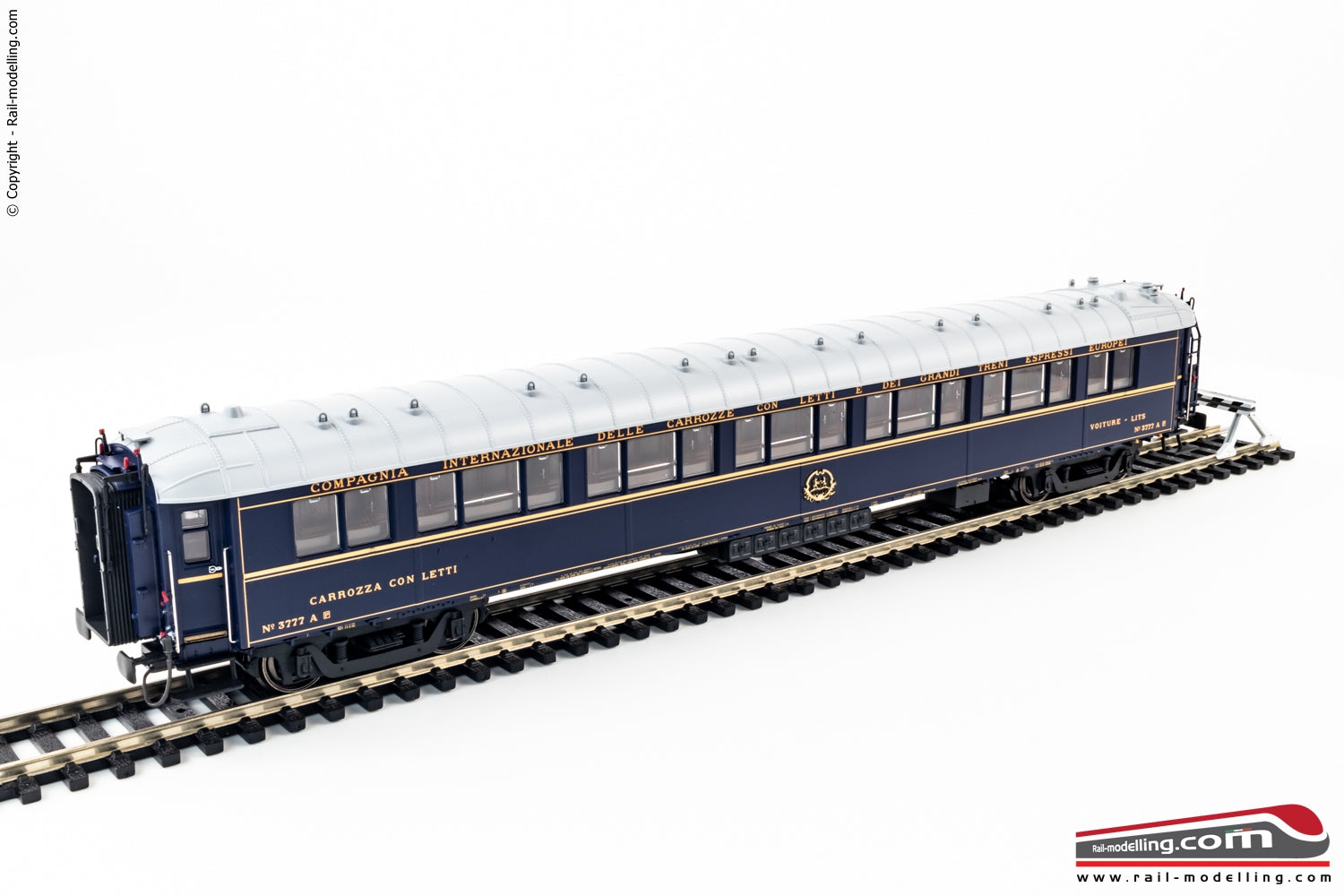 LS MODELS 49211 - H0 187 - Carrozza viaggiatori letti CIWL tipo WL-Z livrea blu 1930 Ep IIb
