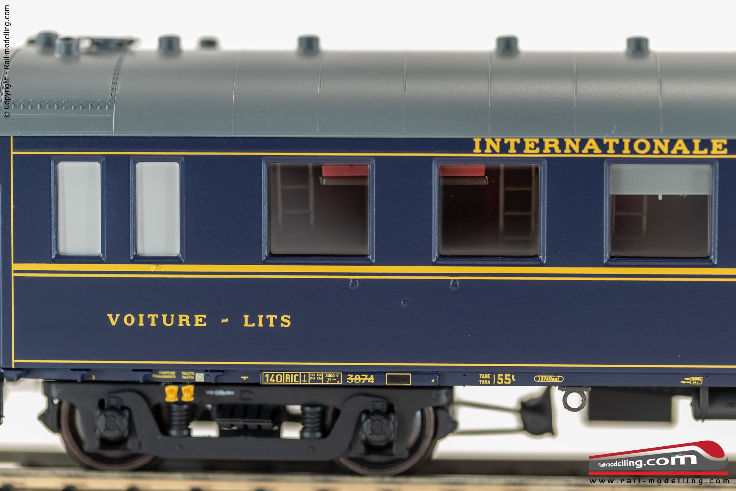 LS MODELS PI97018 - H0 187 - Carrozza CIWL FS modello Yb con carrelli PPs Ep. IV