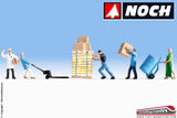 NOCH 15038 - H0 1:87 - Set figurini magazzinieri e fattorini