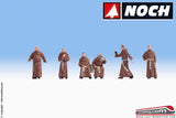 NOCH 15401 - H0 1:87 - Set figurini monaci con saio