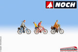 NOCH 15898 - H0 1:87 - Set figurini persone ciclisti