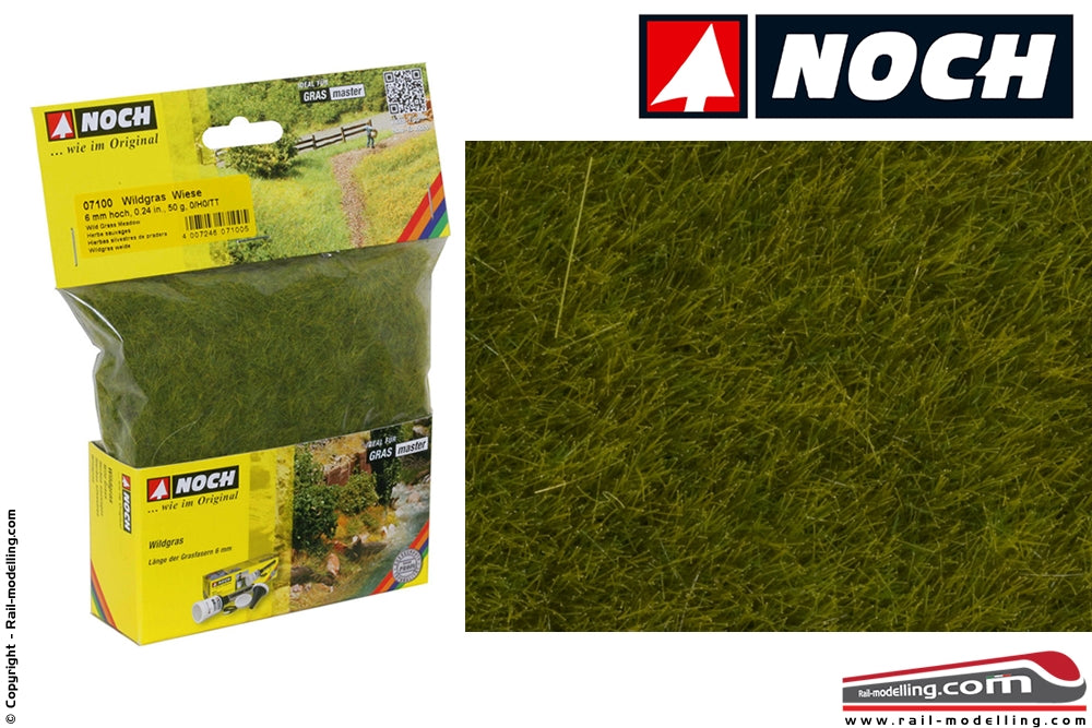 NOCH 07100 - Fibra per manto erboso vegetazione selvatica da 50g altezza 6 mm