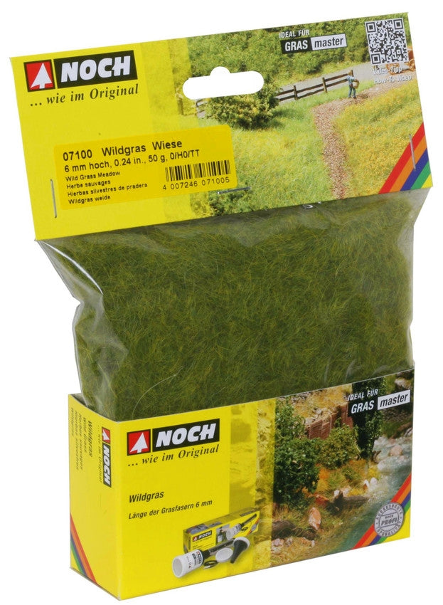 NOCH 07100 - Fibra per manto erboso vegetazione selvatica da 50g altezza 6 mm