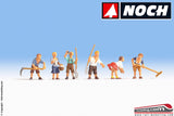 NOCH 15618 - H0 1:87 - Set figurini contadini di montagna
