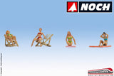 NOCH 15851 - H0 187 - Set personaggi bagnanti con sdraio