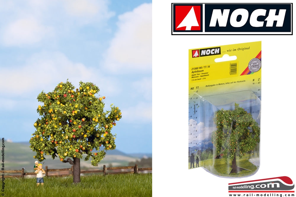 NOCH 21560 - Albero da frutta Melo altezza 7.5 cm