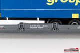 PIKO 58971 - H0 187 - Carro tasca intermodale T3000e Sdggmrss Transmec Group con carico ep. VI