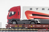 PIRATA PIR 76912 ROCO - H0 1:87 - Carro Saadkms "RoLa Bertani"/FS -ep. V con carico camion Iveco