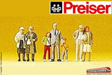 PREISER 75011 - TT 1:120 - Figurini personaggi passanti a fare shopping promenade