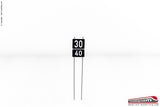 RAIL-MOD 0078413 - H0 187 - Segnale velocità massima a 2 ranghi 30 40