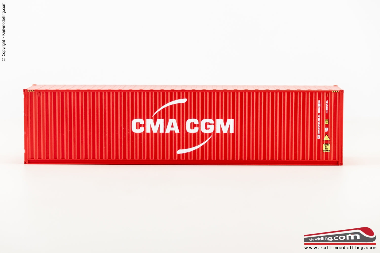 RAIL-MOD C01 - H0 187 - Container 40 CMA-CMG Rosso