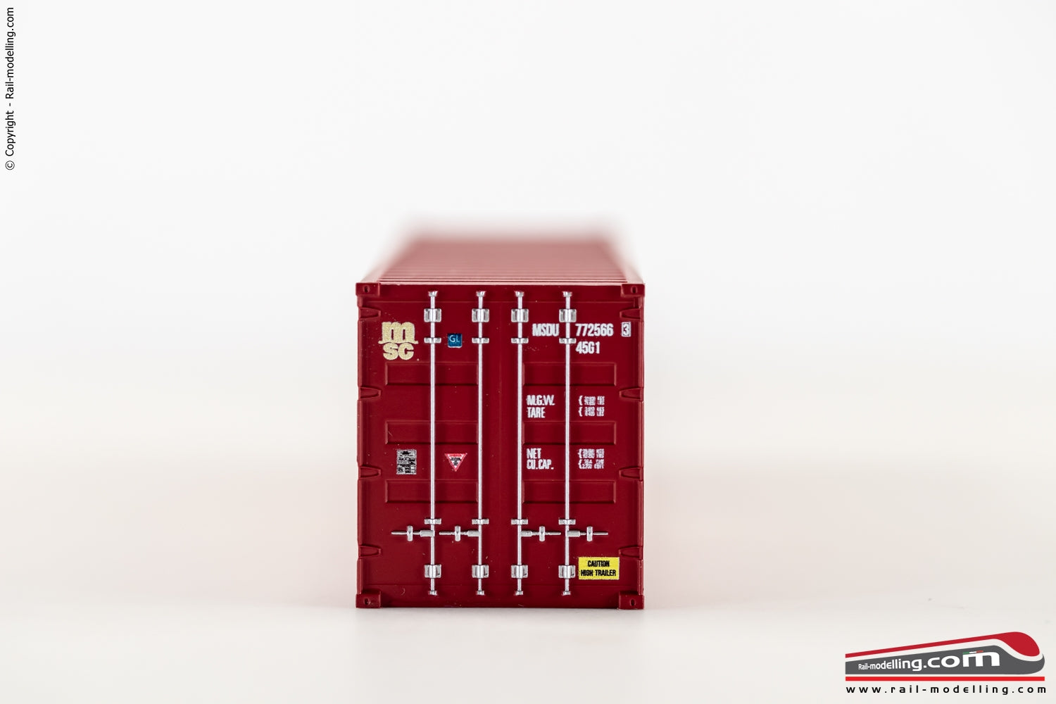 RAIL-MOD C05 - H0 187 - Container 40 MSC Marrone