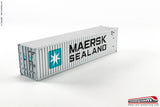 RAIL-MOD C09 - H0 187 - Container 40 Maersk Sealand Grigio