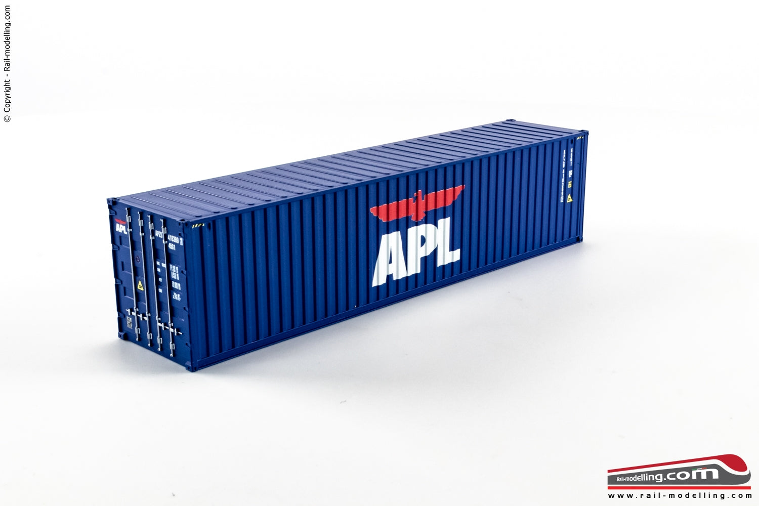 RAIL-MOD C10 - H0 187 - Container 40 APL Blu