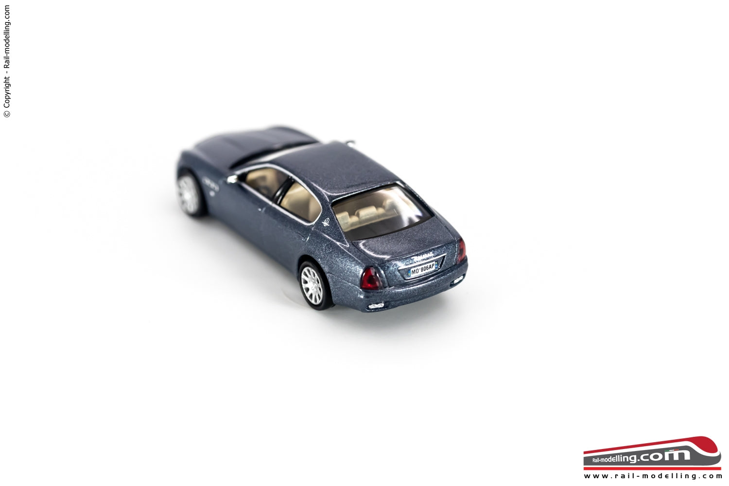 RICKO 38306 - H0 187 - Maserati Quattroporte blu metallizzato Auto modellino