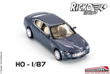 RICKO 38306 - H0 187 - Maserati Quattroporte blu metallizzato Auto modellino