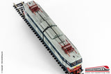 RIVAROSSI HR2705 - H0 1:87 - Locomotiva elettrica FS E 656 507 livrea origine dep. Genova B. Ep. V