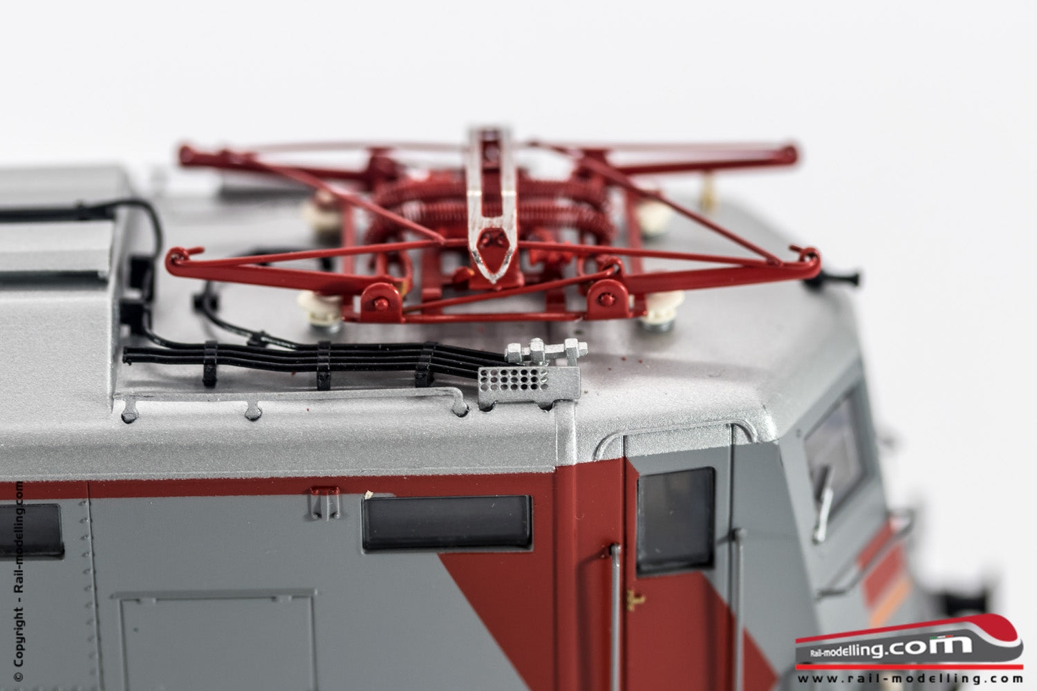 RIVAROSSI HR2708 - H0 1:87 - Locomotiva elettrica FS E 424 350 Navetta MDVE DCC