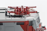 RIVAROSSI HR2708 - H0 1:87 - Locomotiva elettrica FS E 424 350 Navetta MDVE DCC