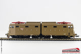 RIVAROSSI HR2732 - H0 1:87 - Locomotiva elettrica FS E 645 075 livrea isabella fregio a scudo dipinto B. Ep. V