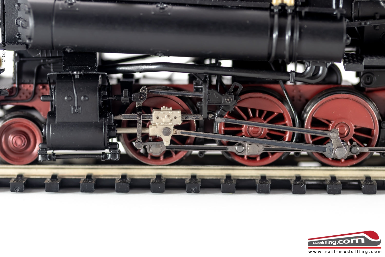 RIVAROSSI HR2746 - H0 187 - Locomotiva a vapore FS Gr. 743 390 con preriscaldatori Franco Crosti Ep. III-IV
