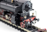 RIVAROSSI HR2746 - H0 187 - Locomotiva a vapore FS Gr. 743 390 con preriscaldatori Franco Crosti Ep. III-IV