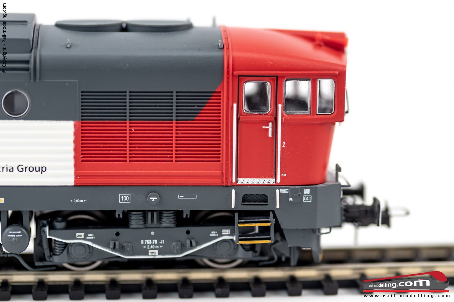 RIVAROSSI HR2863 - H0 187 - Locomotiva diesel Rail Cargo Italia D.753.704 Ep. VI