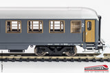 RIVAROSSI HR4243 - H0 1:87 - Set 2 carrozze UIC-X tipo 1975 FS  1/2a e 2a Cl. Grigio Ardesia Ep. V