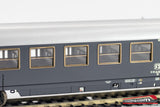 RIVAROSSI HR4243 - H0 1:87 - Set 2 carrozze UIC-X tipo 1975 FS  1/2a e 2a Cl. Grigio Ardesia Ep. V
