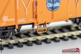 RIVAROSSI HR6394 - H0 1:87 - Carro merci chiuso DB trasporto banane Chiquita Ep. IV