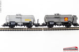 RIVAROSSI HR6518 - H0 187 - Set 2 carri FS cisterna 27m3 SHELL Ep. III