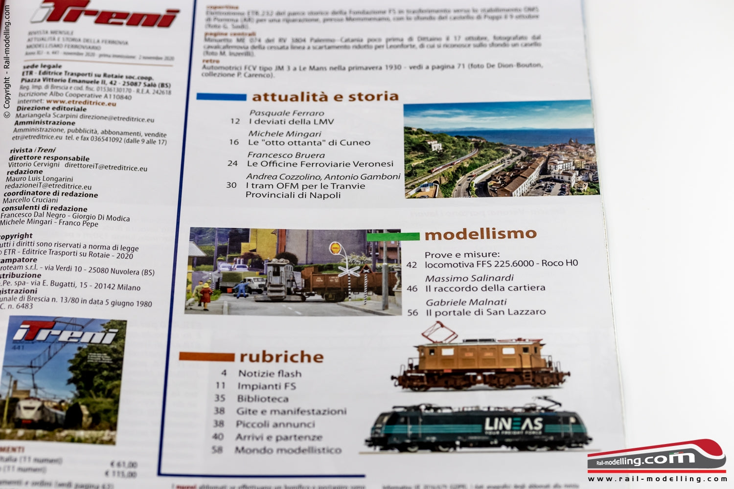 Rivista - iTreni numero 441 Novembre 2020