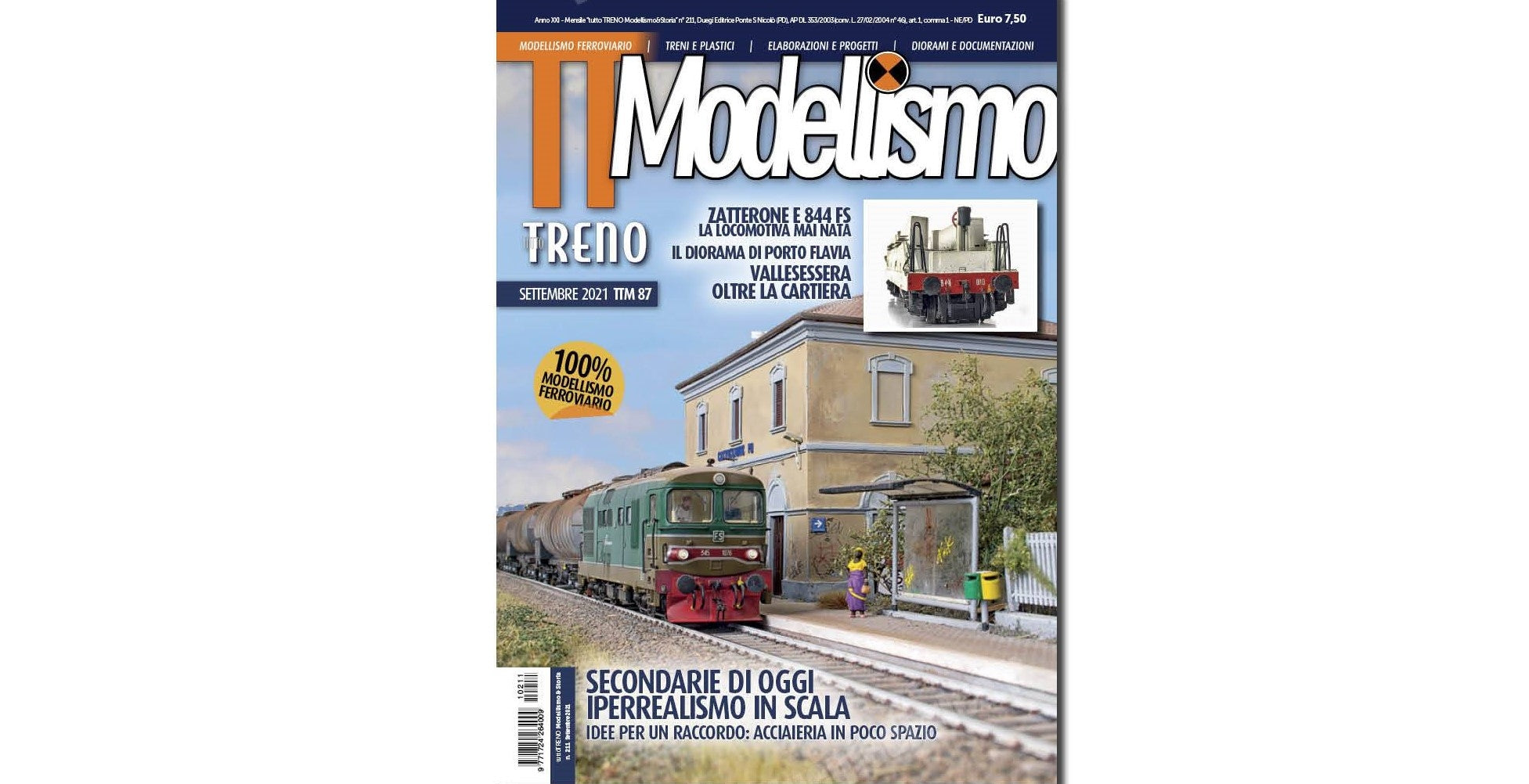 Rivista - TTM87 - Tutto Treno Modellismo numero 87 SETTEMBRE 2021