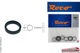 ROCO 40075 - H0 1:87 - Set 10 anelli aderenza ricambio gommini ruote da 12,5/15,3 mm