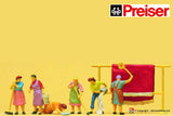 PREISER 10059 - H0 1:87 - Figurini personaggi casalinghe pulizie