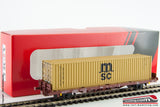ACME 40325 - H0 1:87 - Carro merci a pianale FS modello Kgps con carico container MSC