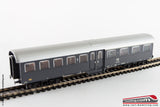 ACME 50452 - H0 1:87 - Carrozza passeggeri mista 1/2° cl. Tipo 1951R Corbellini Grigio Ardesia