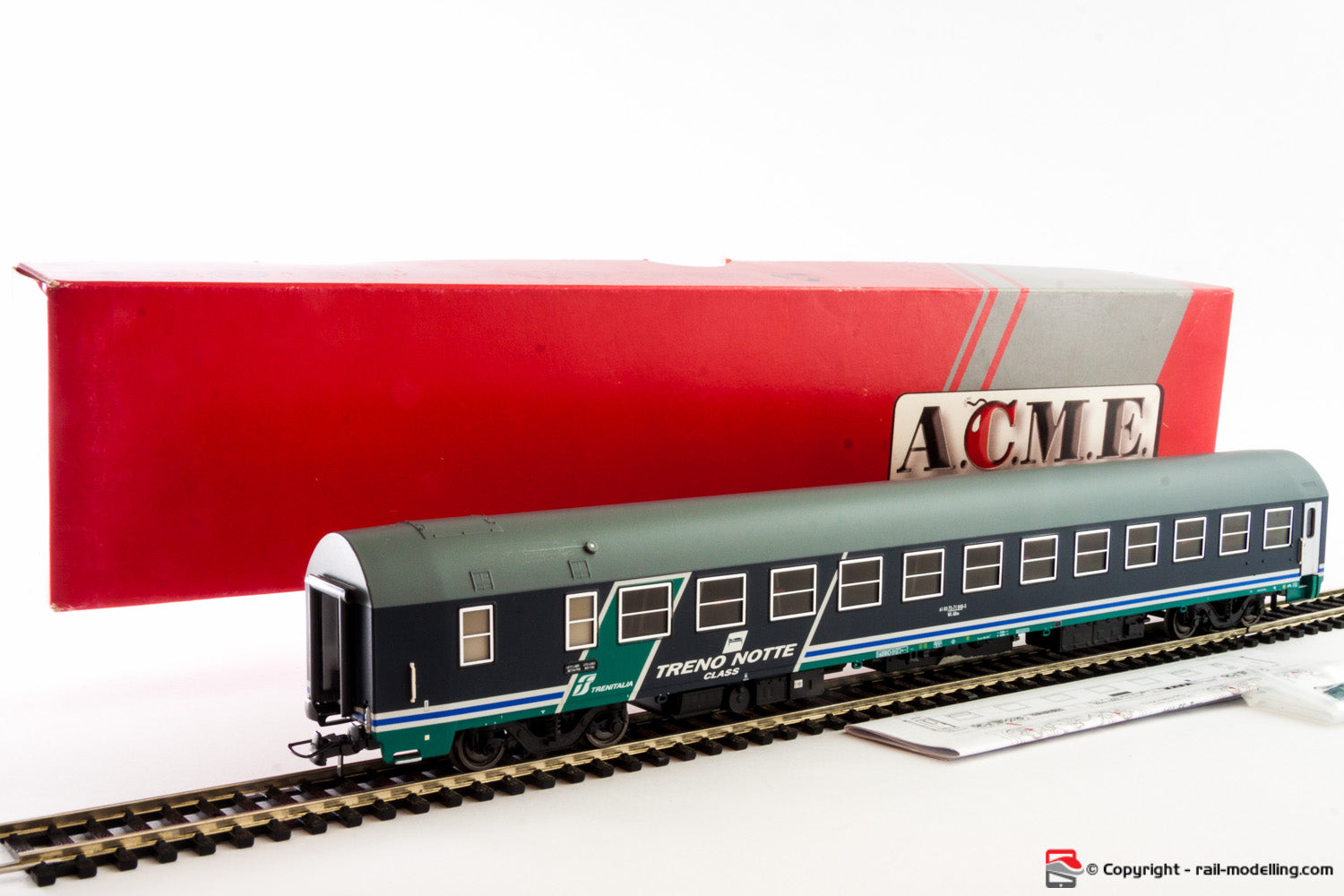 ACME 50922 - H0 1:87 - Carrozza vagone letto tipo T2S FS livrea XMPR Treno Notte Class