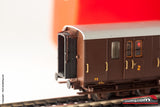 ACME 55066 - H0 1:87 - Set 2 Carrozze passeggeri Centoporte tipo 1910 Livrea Castano Ep. III