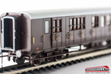 ACME 55066 - H0 1:87 - Set 2 Carrozze passeggeri Centoporte tipo 1910 Livrea Castano Ep. III