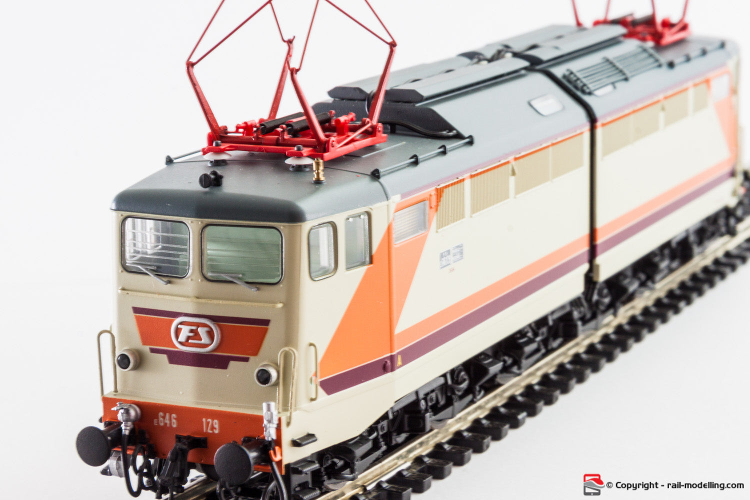 ACME 60135 - H0 1:87 - Locomotiva elettrica E 646 129 2° serie in livrea navetta Epoca IV