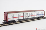 ELECTROTREN 5500 - H0 1:87 - Carro merci pareti scorrevoli 4 assi DB habis TRANSFESA