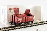 FLEISCHMANN 5213 - H0 1:87 - Carro merci tedesco DRG passo corto con coperchi